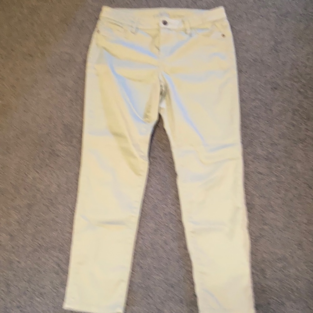 New York & Co Mint Green Ankle Legging Skinny Jean